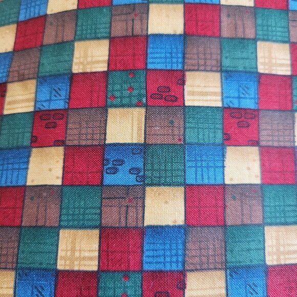 Cranston Print Works Colorful Fall Quilted Patchwork Cotton Fabric 1.5 Yards - Picture 2 of 4